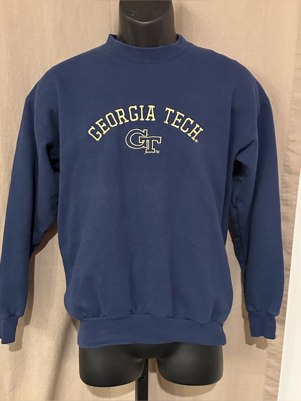 Georgia Tech Navy Crewneck Sweatshirt GT